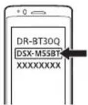 SONY DSXM55BT - Pairing and connecting with a BLUETOOTH device - 4