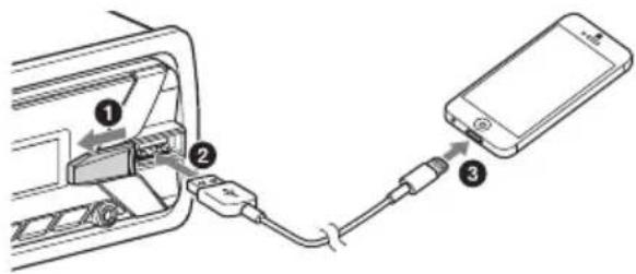 SONY DSXM55BT - Raccordement d'un iPhone/iPod (pairage BLUETOOTH automatique) - 1