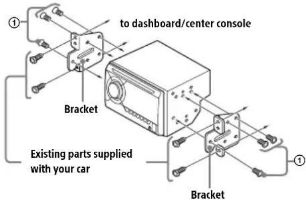 SONY WX850BT - Mounting the unit in a Japanese car - 1