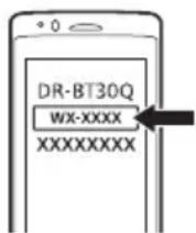 SONY WX850BT - Pairing and connecting with a BLUETOOTH device - 2