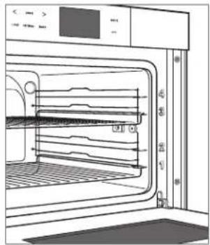 WOLF M Series SO30PMSPH - POSICION DE LAS REJILLAS DEL HORNO - 1