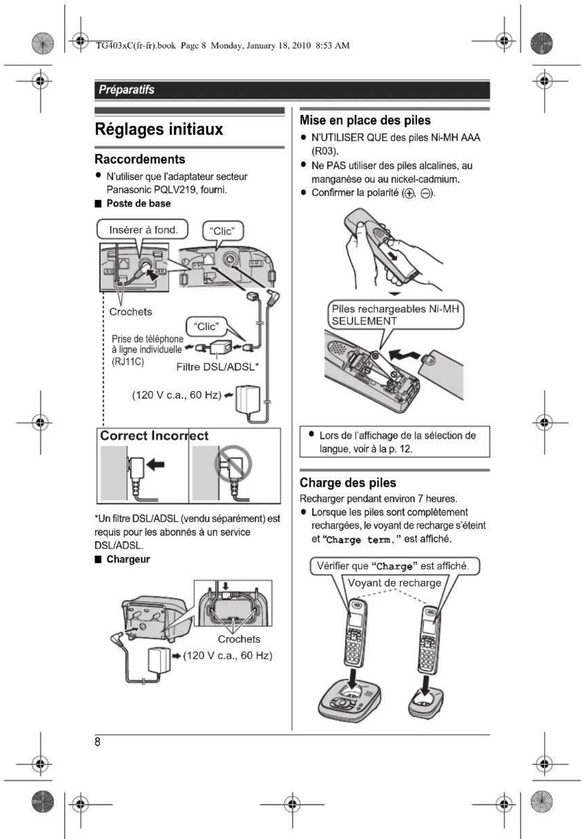 PANASONIC KXTG4031 - Milieu ambient - 2
