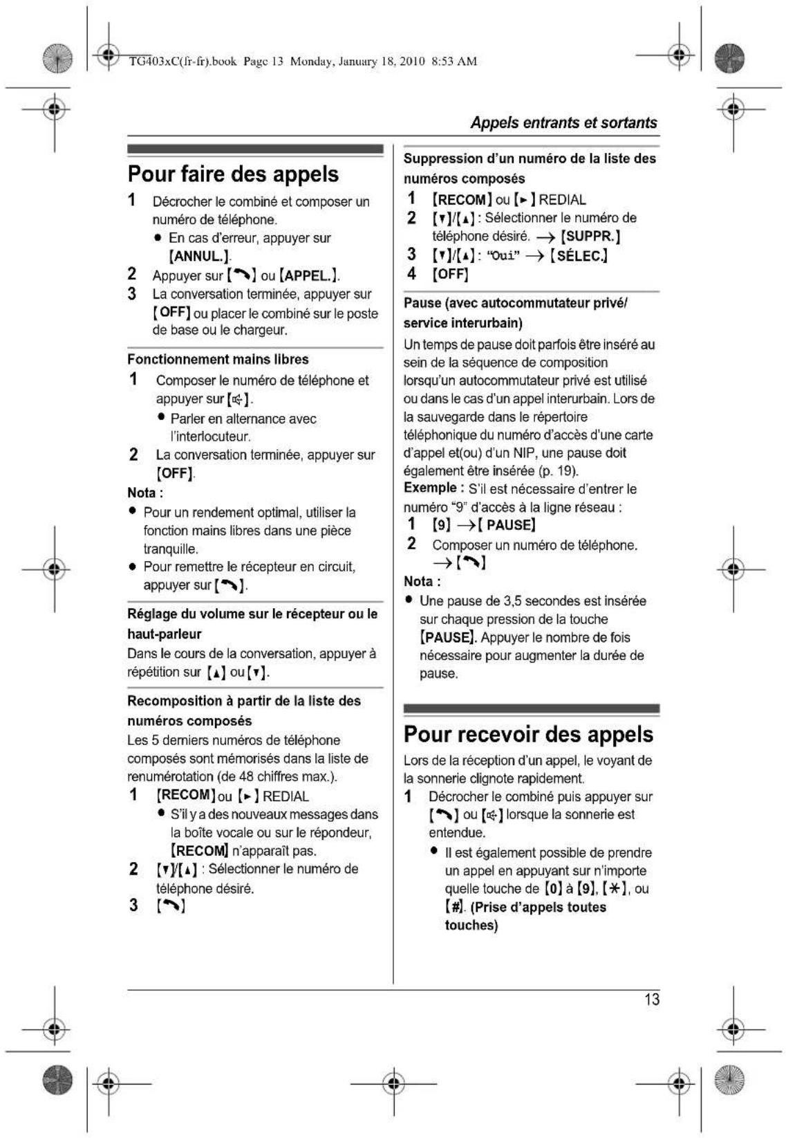 PANASONIC KXTG4031 - Milieu ambient - 7