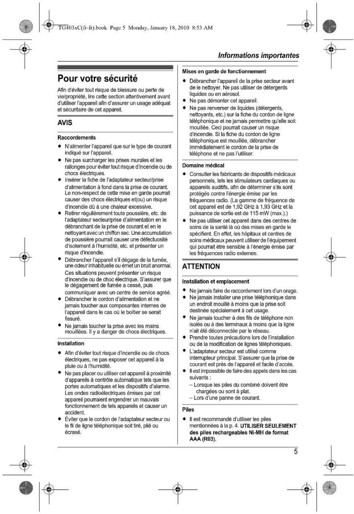 PANASONIC KXTG4031 - 3