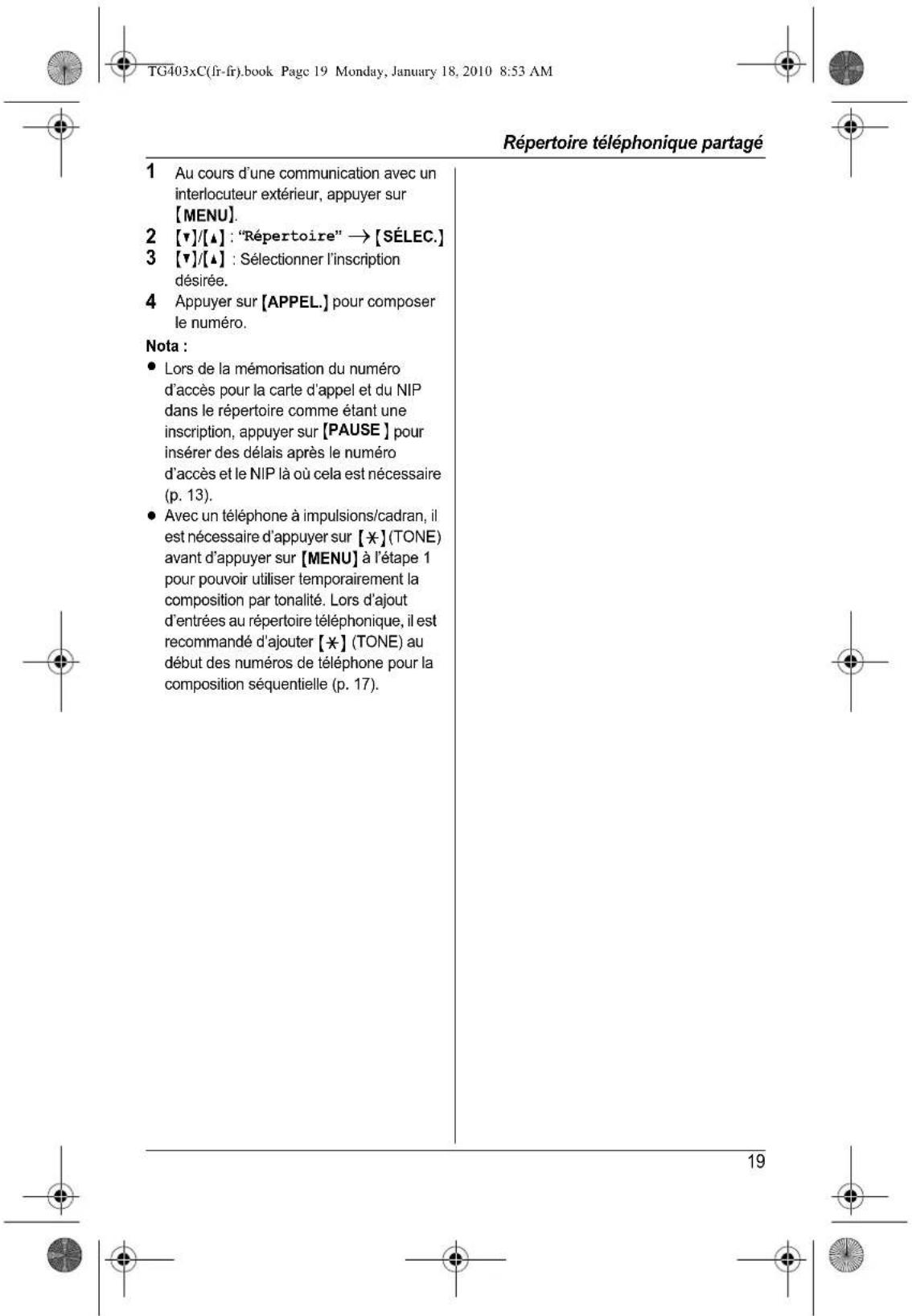 PANASONIC KXTG4031 - Milieu ambient - 13