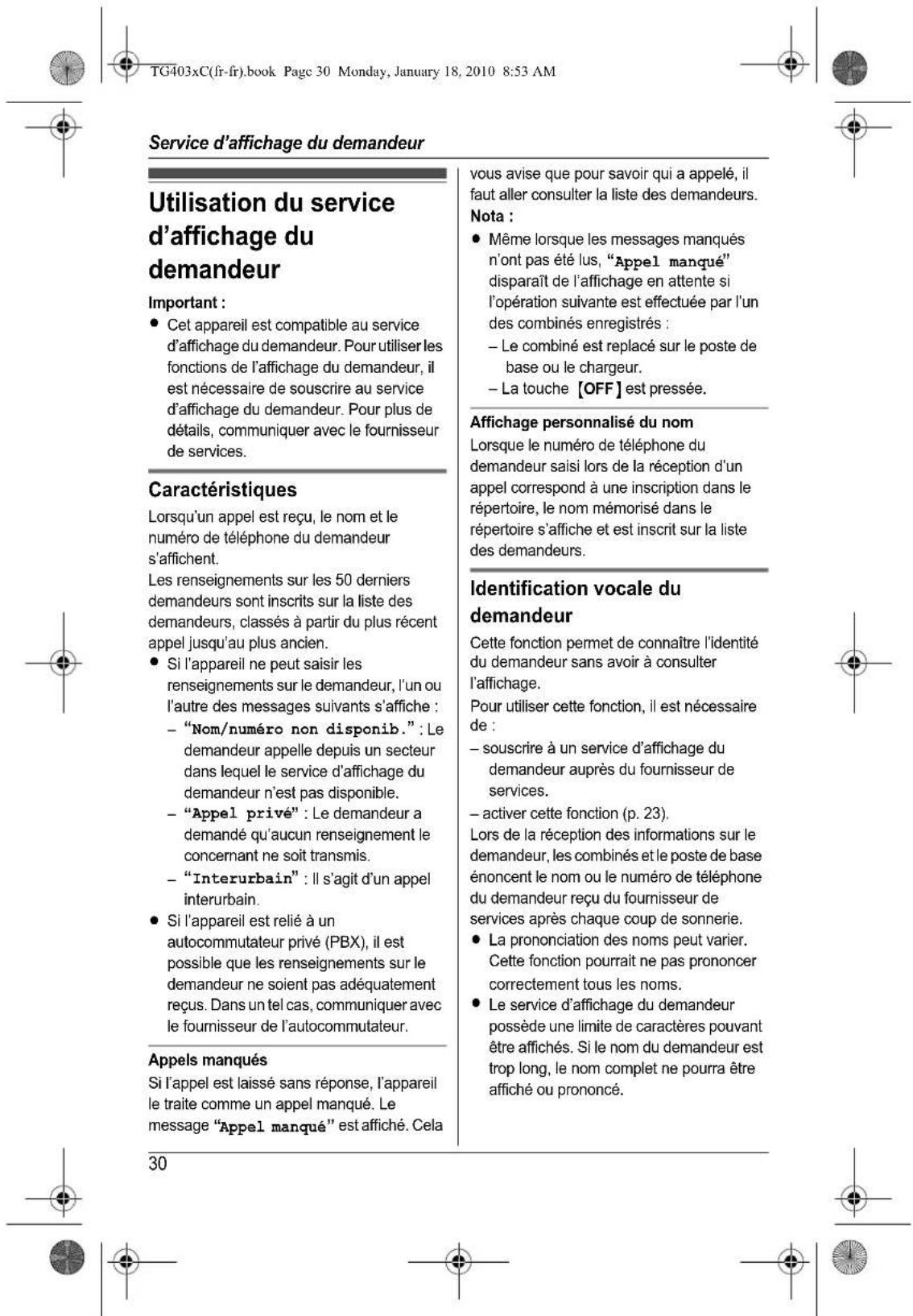 PANASONIC KXTG4031 - Milieu ambient - 24