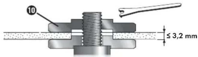 PARKSIDE PDWS 125 A1 - Para los discos abrasivos finos (consulte la figura 1): - 1