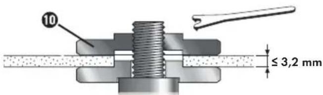 PARKSIDE PDWS 125 A1 - Meules/disques minces (voir la figure 1): - 1