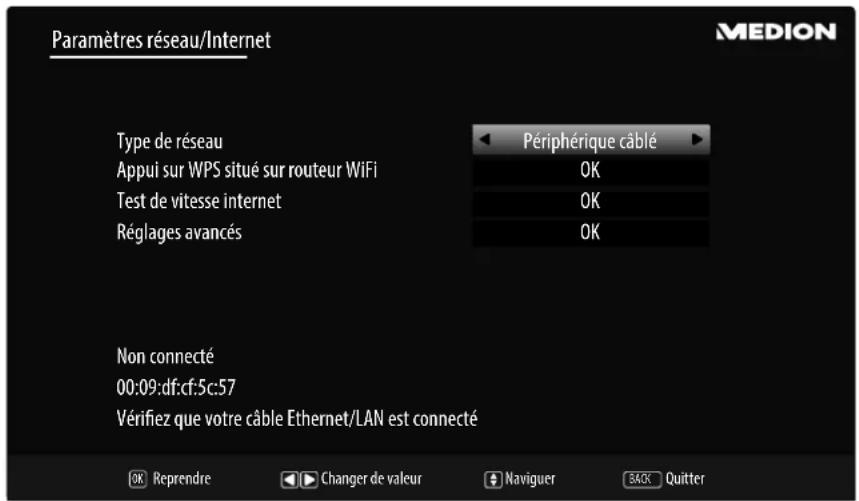 MEDION LIFE P14310 (MD 31360) - Paramètres de réseau/Internet - 1