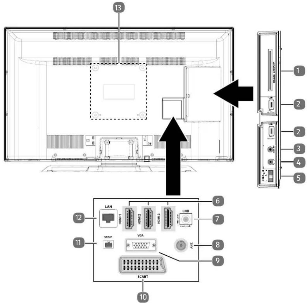 MEDION LIFE P14310 (MD 31360) - Lato posteriore e lato destro - 1