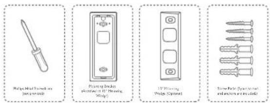 eufy Video Doorbell 2K - Mount the Doorbell on a Wooden Surface - 1