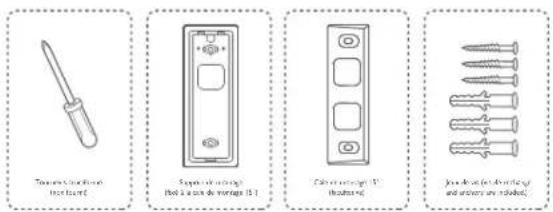 eufy Video Doorbell 2K - Monter la sonnette sur une surface en bois - 1