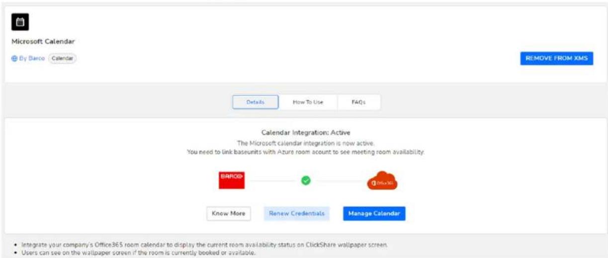 Barco ClickShare CX50 - Comment configurer le calendrier - 7