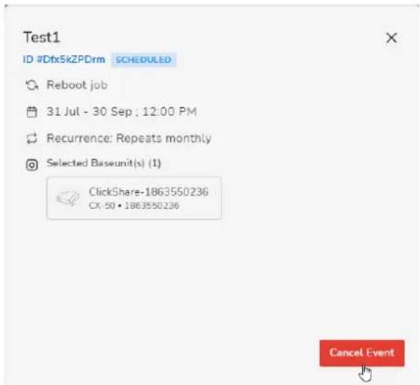 Barco ClickShare CX50 - Comment procéder à une annulation - 1