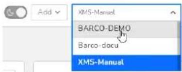 Add XMS-Manual BARCO-DEMO Barco-docu XMS-Manual