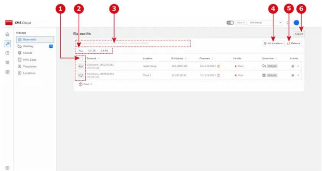 Barco ClickShare CX50 - À propos des Base Units - 1