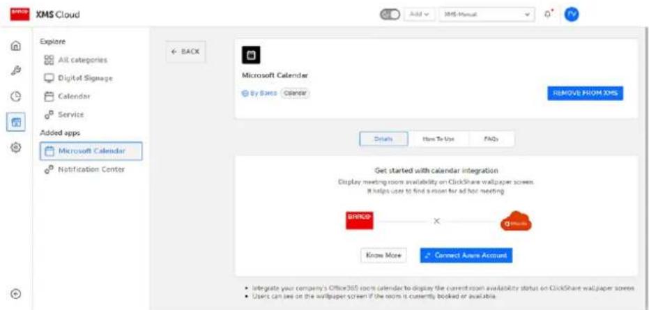 Barco ClickShare CX50 - Comment configurer le calendrier - 1