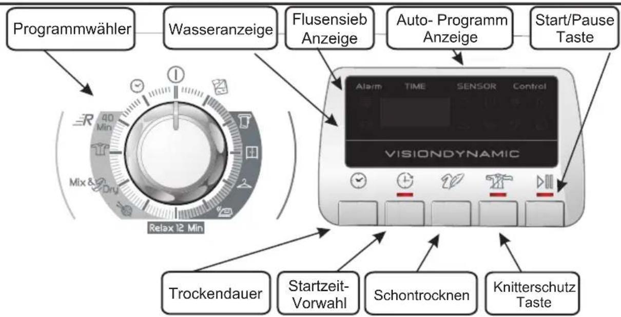 HOOVER DYH 9813NA2XS - SCHALTERBLENDE UND ANZEIGEN - 1