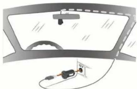 GARMIN Dash Cam Mini - Raccordement de l'appareil à l'alimentation du vehicule - 2