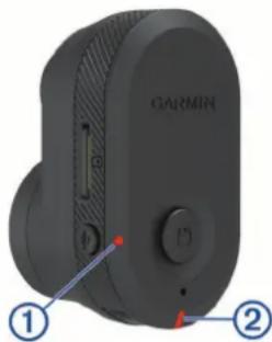 GARMIN Dash Cam Mini - Voyants d'etat LED - 1