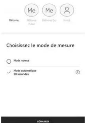NOKIA BPM+ - Prendre une mesure - 2