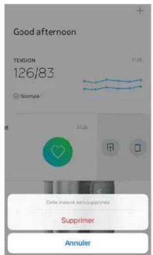NOKIA BPM+ - Supprimer des données - 2