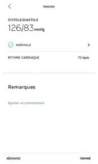 NOKIA BPM+ - Prendre une mesure - 3