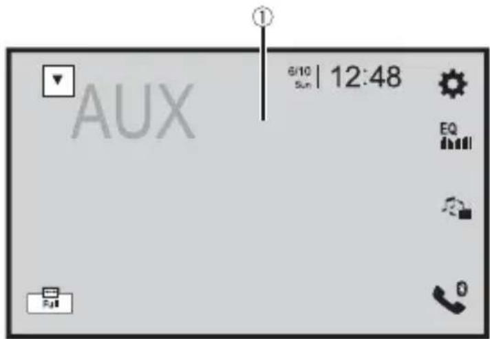 PIONEER AVH3500NEX - Ecran AUX - 1