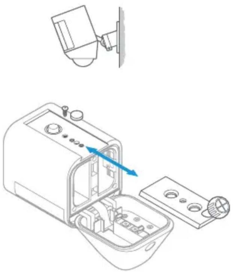 RING Spotlight Cam Mount - Fixation sur un mur - 1