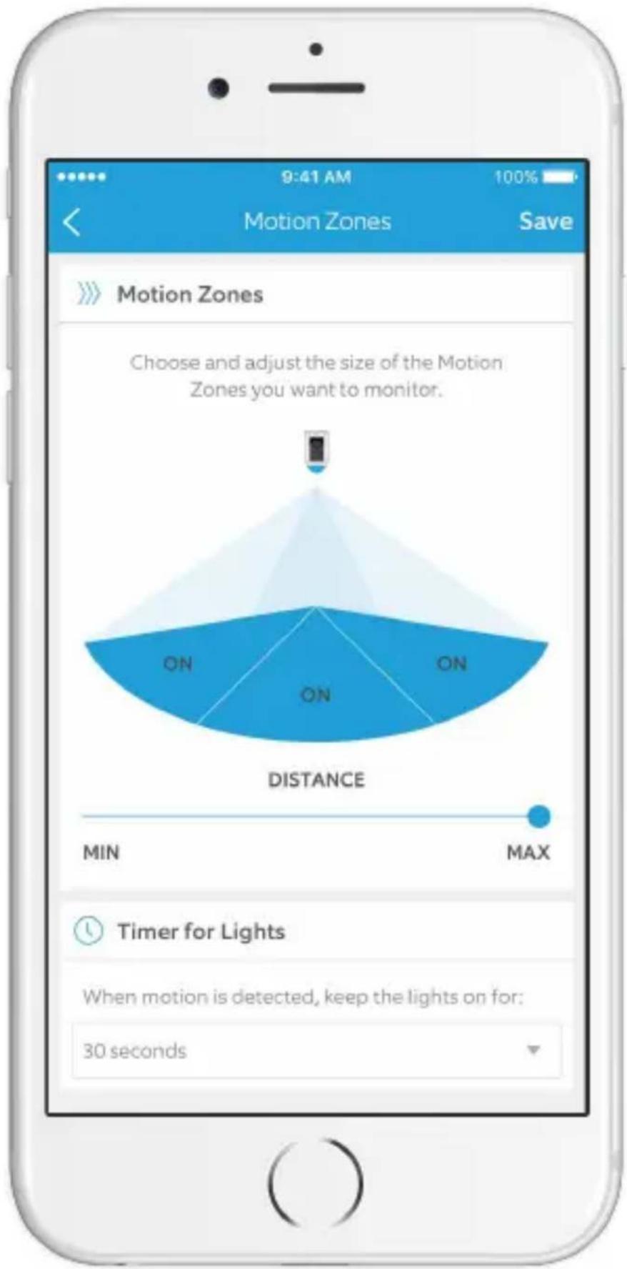 RING Spotlight Cam Mount - Sélectionnez les zones de mouvement - 1