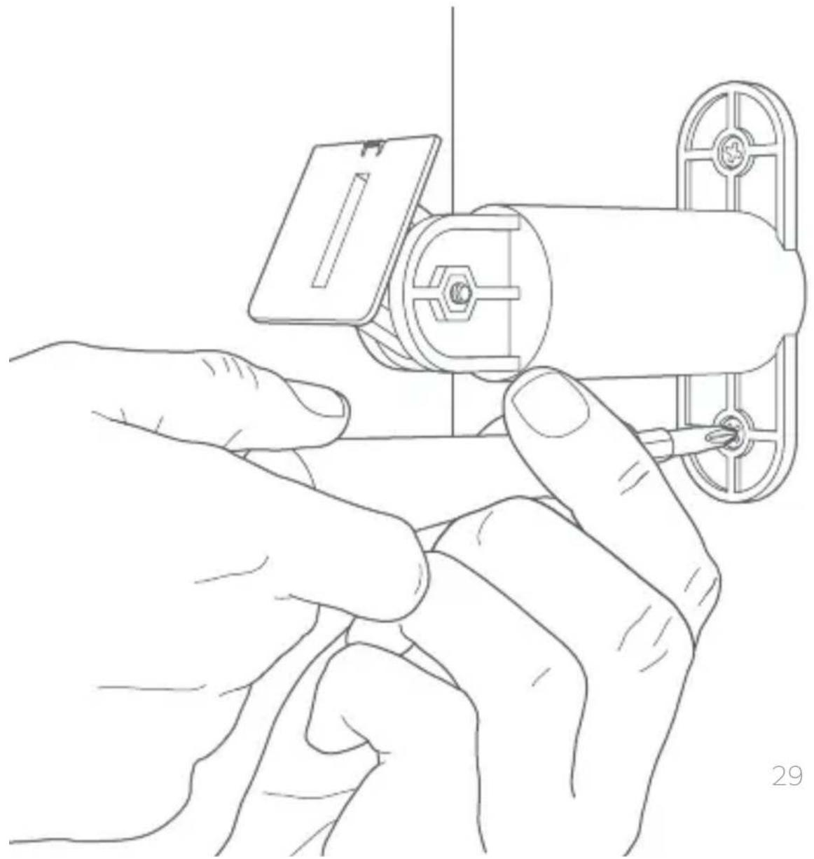 RING Spotlight Cam Mount - Vissez le bras de montage - 1