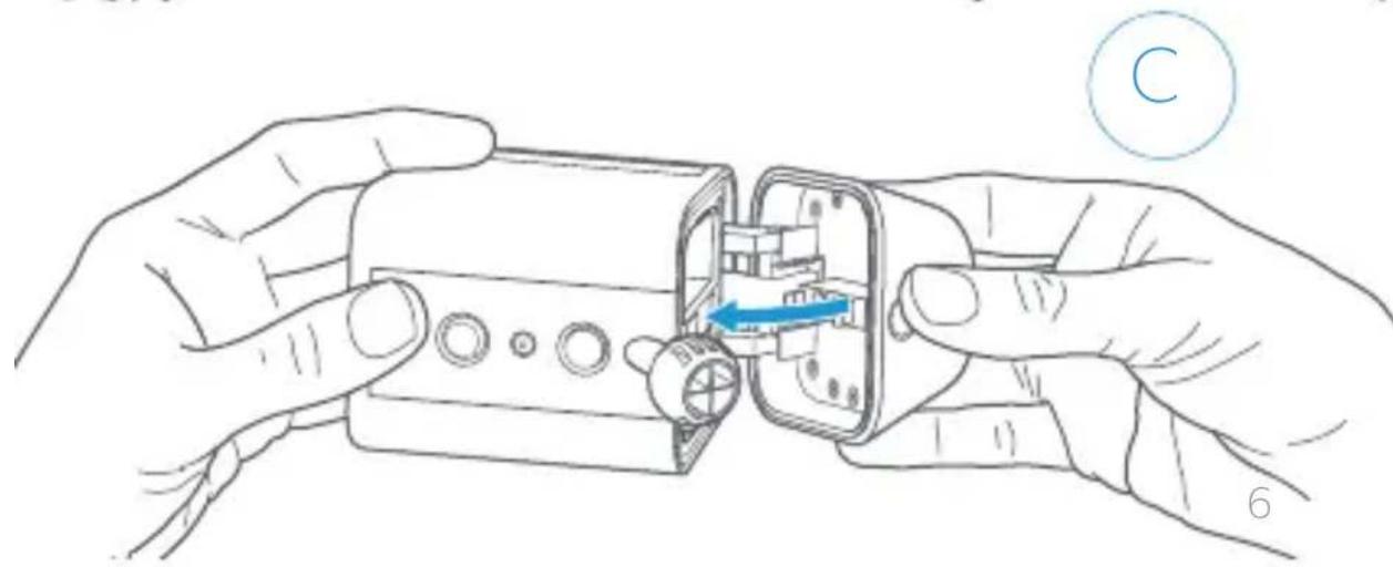 RING Spotlight Cam Mount - Insérez la batterie - 3
