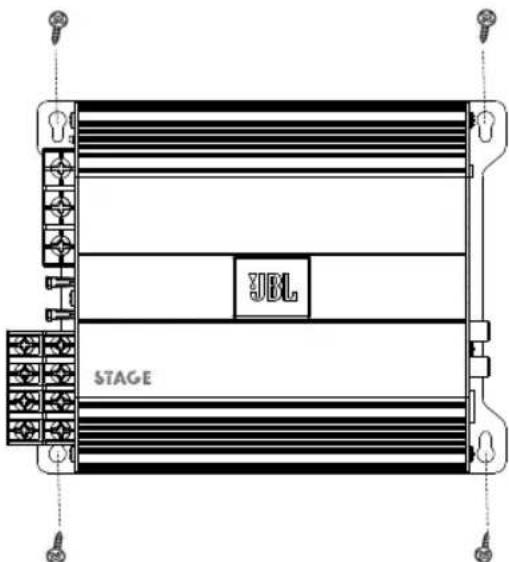 JBL Stage A6002 - VIKTIgT: Koppla fran batteriets minuspol (-) innan du paborjar installationen. - 1