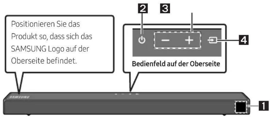 SAMSUNG HWT650 - Einlegen der Batterien vor der Verwendung der Fernbedienung (AA-Batterien X 2) - 2
