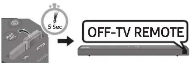 SAMSUNG HWT650 - A Soundbar hangerejének szabályozása a televízió távvezérlőjével - 2