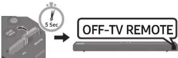 SAMSUNG HWT650 - Ρυθμίστε την ένταση ήχου του Soundbar με ένα τηλεχειριστήριο τηλεόρασης Αν έχετε τηλεόραση Samsung, μπορείτε να ρυθμίστε την ένταση ήχου του Soundbar χρησιμοποιώντας το τηλεχειριστήριο IR που συνοδεύει την τηλεόραση Samsung. - 2