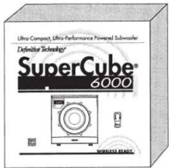 DEFINITIVE TECHNOLOGY SuperCube SC 4000 - Unpacking Your Loudspeakers Desembalaje de las bocinas Deballage du caisson de basse - 2