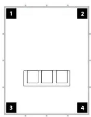 JL Audio Dominion d108 - Recommended Subwoofer Placement for Four Dominion® Subwoofer - 4