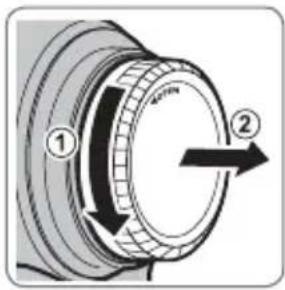 FUJIFILM Fujinon XF 50140mm f2.8 R LM OIS WR - Abnehmen der Objektivdeckel - 2