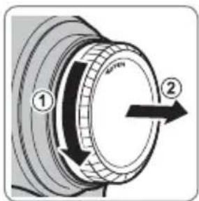 FUJIFILM Fujinon XF 50140mm f2.8 R LM OIS WR - Fjerning av dekselet - 2