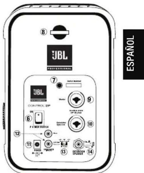 JBL VMA1120 - VISTA POSTERIOR, ALTAVOZ CONTROL 2P MAESTRO - 3