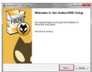 NAD D3045 - INSTALLATION DE FOOBAR2000 POUR WINDOWS - 1