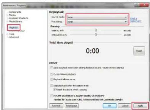 NAD D3045 - INSTALLATION DE FOOBAR2000 POUR WINDOWS - 10