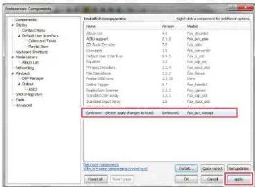 NAD D3045 - INSTALLATION DE FOOBAR2000 POUR WINDOWS - 7