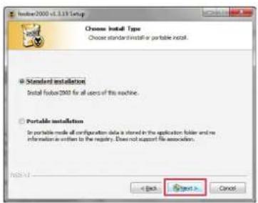 NAD D3045 - INSTALLATION DE FOOBAR2000 POUR WINDOWS - 3