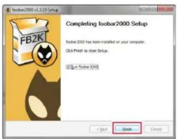NAD D3045 - INSTALLATION DE FOOBAR2000 POUR WINDOWS - 6
