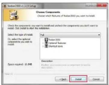 NAD D3045 - INSTALLATION DE FOOBAR2000 POUR WINDOWS - 5