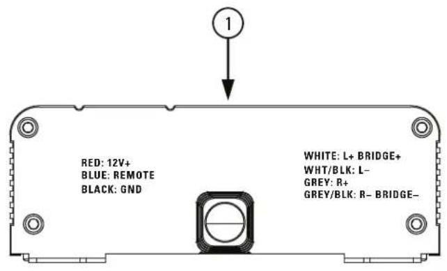 MTX Audio Thunder Sports MUD100.2 - LAYOUT DO PAINEL - 1