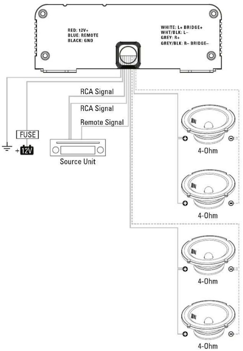 MTX Audio Thunder Sports MUD100.2 - WIRING DIAGRAM - 1