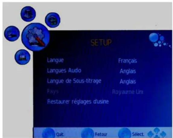 SEG Milano - Options du menu OPTION - 1